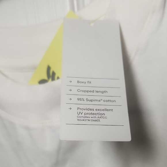 All in Motion White Muscle Tee with Wide Shoulder Straps - Picture 7 of 7